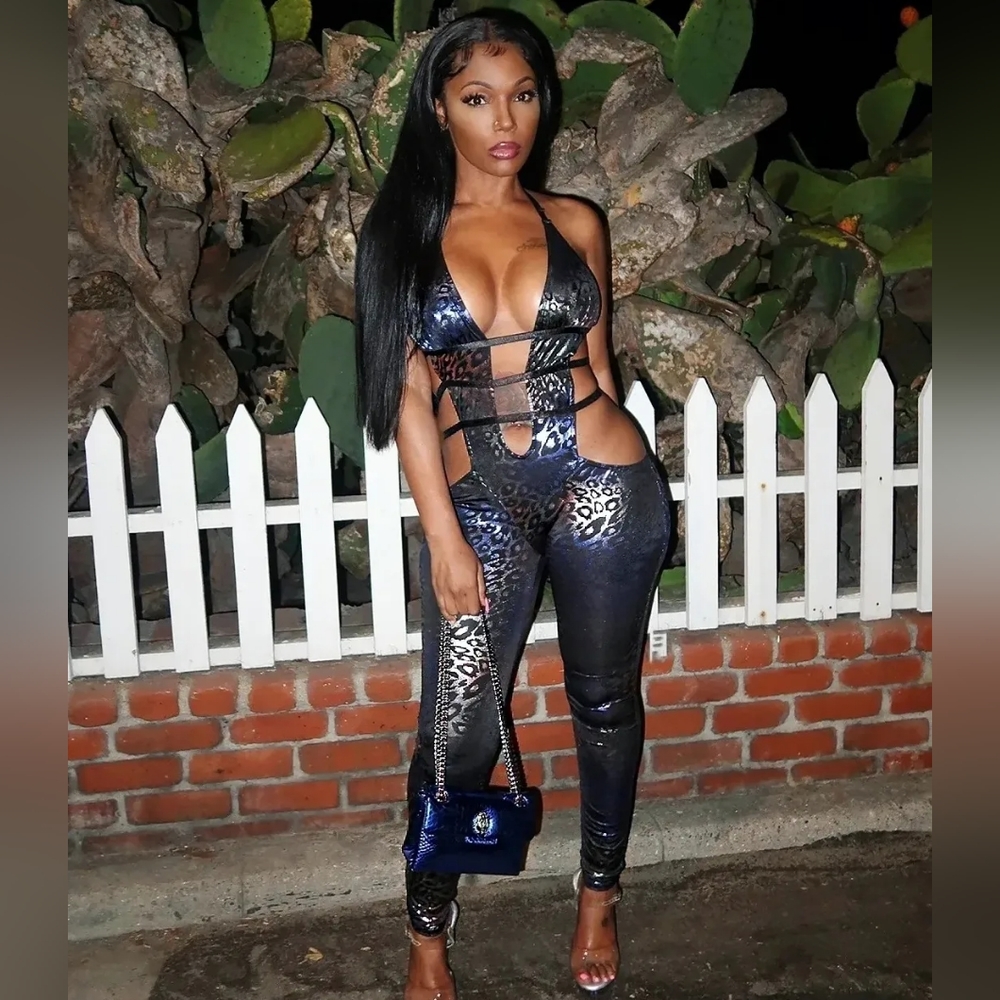 Jungle Fever Mettalic Jumpsuit